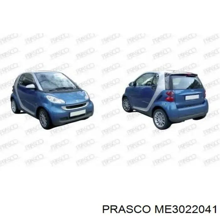 Do koszyka Atrapa chłodnicy Smart CITY-COUPE  450