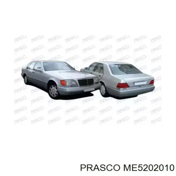 Atrapa chłodnicy Mercedes S sedana (W140) (1991 - 1998) cena, od 33,40 USD