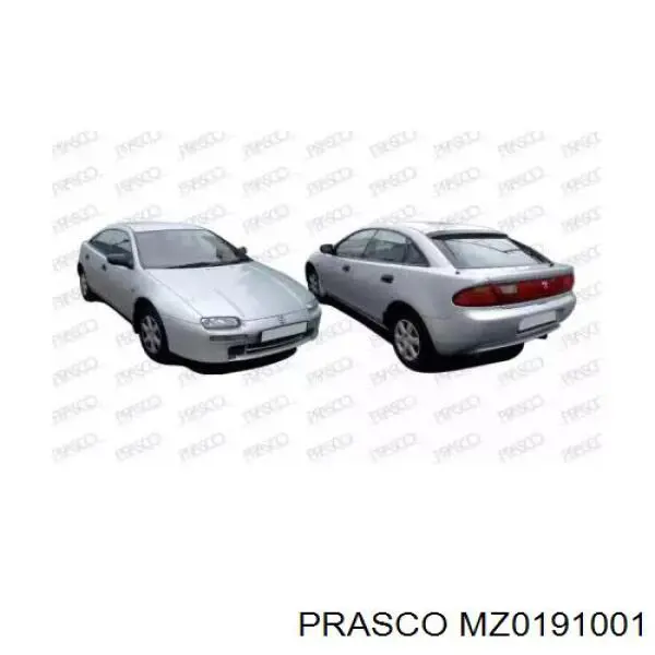 Do koszyka Zderzak przedni Mazda 323 F V BA