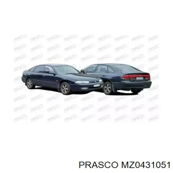 Zderzak tylny Mazda 626 IV sedana (GE) (1992 - 1997) cena, od 144,02 USD
