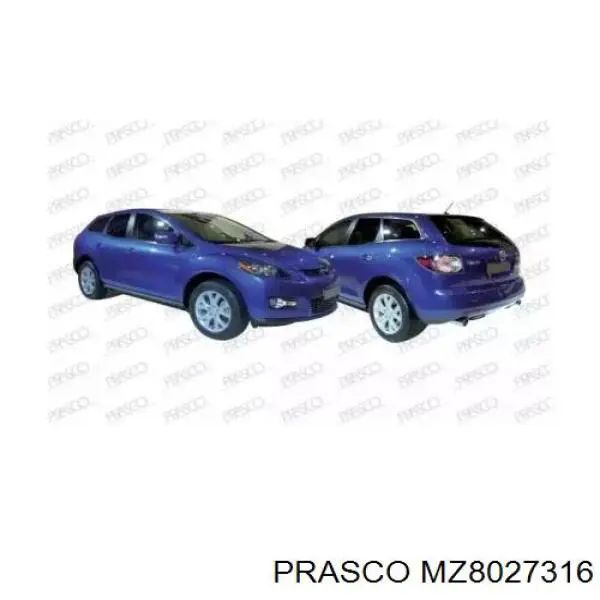 Lusterko wsteczne lewe Mazda CX-7 SUV (ER) (2009 - 2013) cena, od 246,93 USD