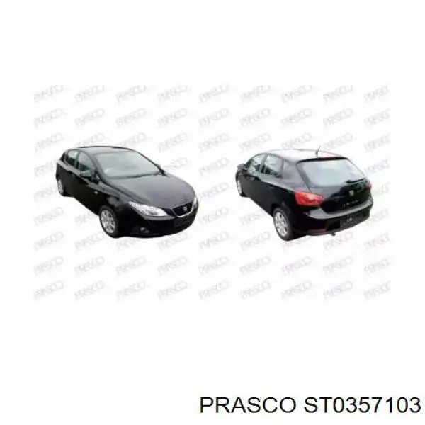 Lusterko wsteczne prawe Prasco ST0357103 cena, od 43,95 USD