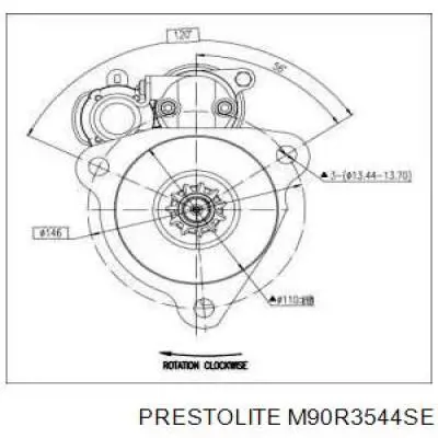Rozrusznik AZF4877 Mahle Original