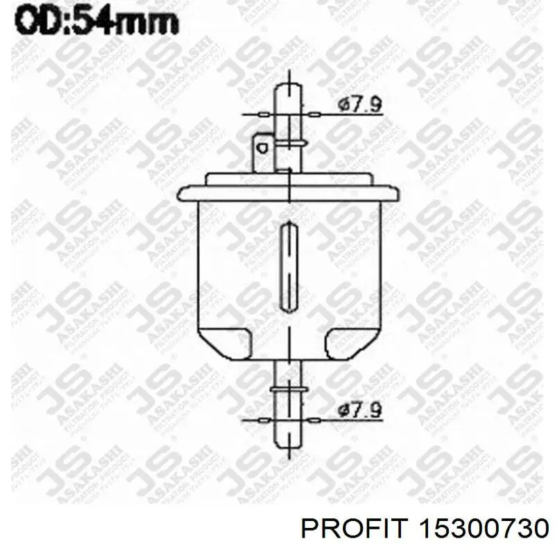 Do koszyka 15300730 Profit Filtr paliwa