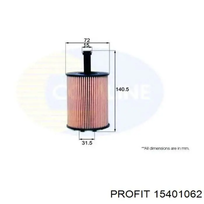 Do koszyka 15401062 Profit Filtr oleju