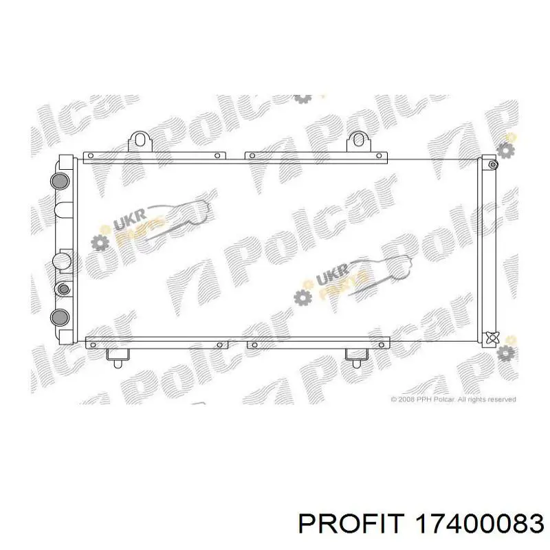 Do koszyka RA0110100 Auradia Chłodnica silnika