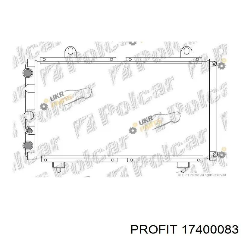 Chłodnica silnika Auradia RA0110100 cena, od 116,69 USD