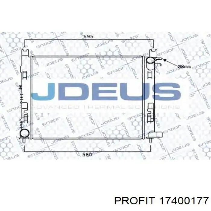 Do koszyka 350213165100 Magneti Marelli Chłodnica silnika