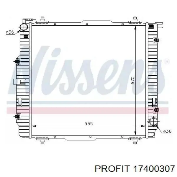 Chłodnica silnika Mercedes A2515000804 cena, od 211,44 USD