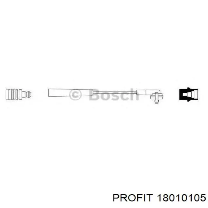 18010105 Profit Zestaw przewodów wysokiego napięcia