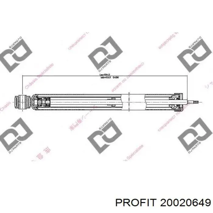 Amortyzator tylny Profit 20020649 cena, od 29,05 USD