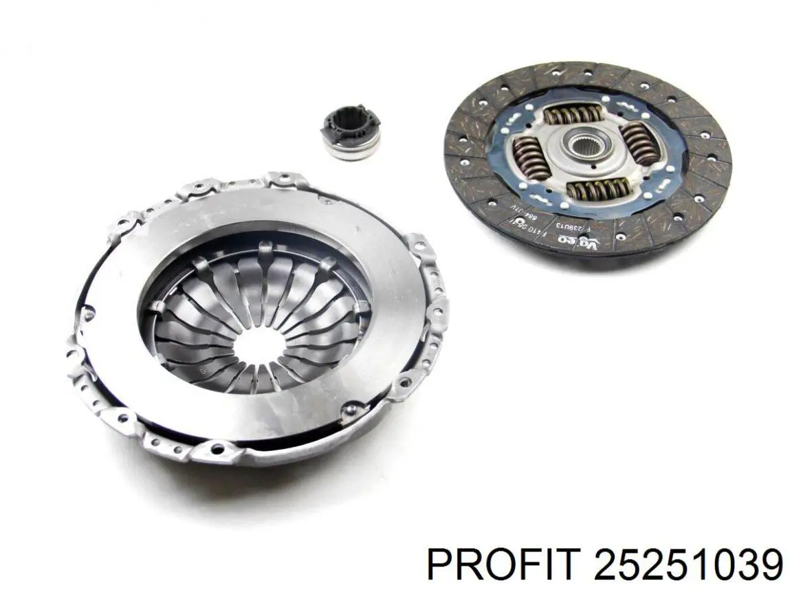 Do koszyka 25251039 Profit Zestaw sprzęgła (3 części)