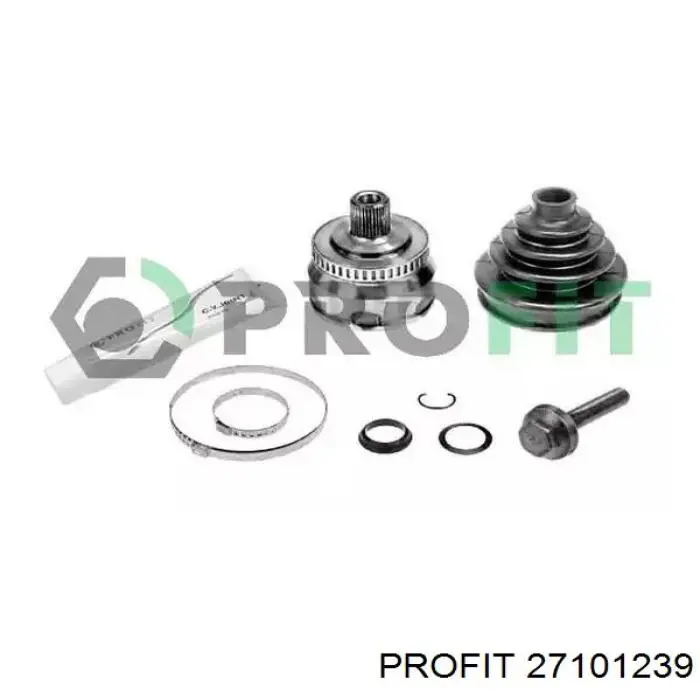 Przegub homokinetyczny przedni zewnętrzny Profit 27101239 cena, od 37,29 USD