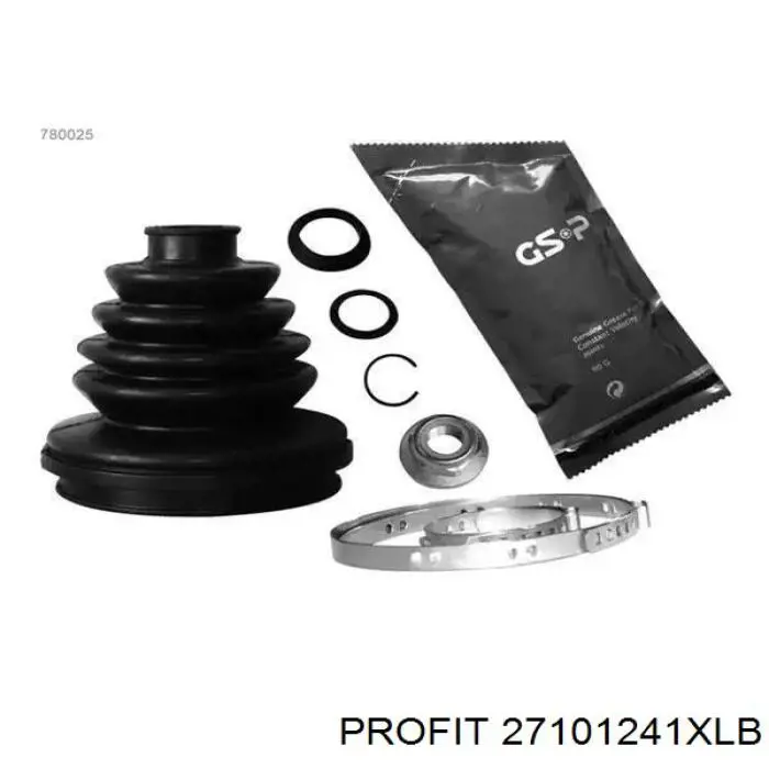 Osłona przegubu homokinetycznego półosi przedniej zewnętrzna 27101241XLB Profit
