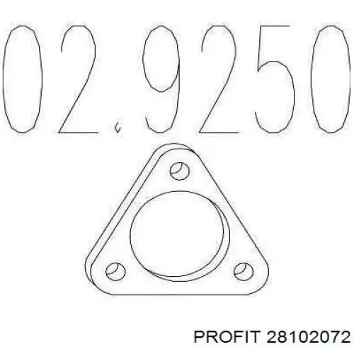 Przegub homokinetyczny przedni wewnętrzny Profit 28102072 cena, od 70,60 USD