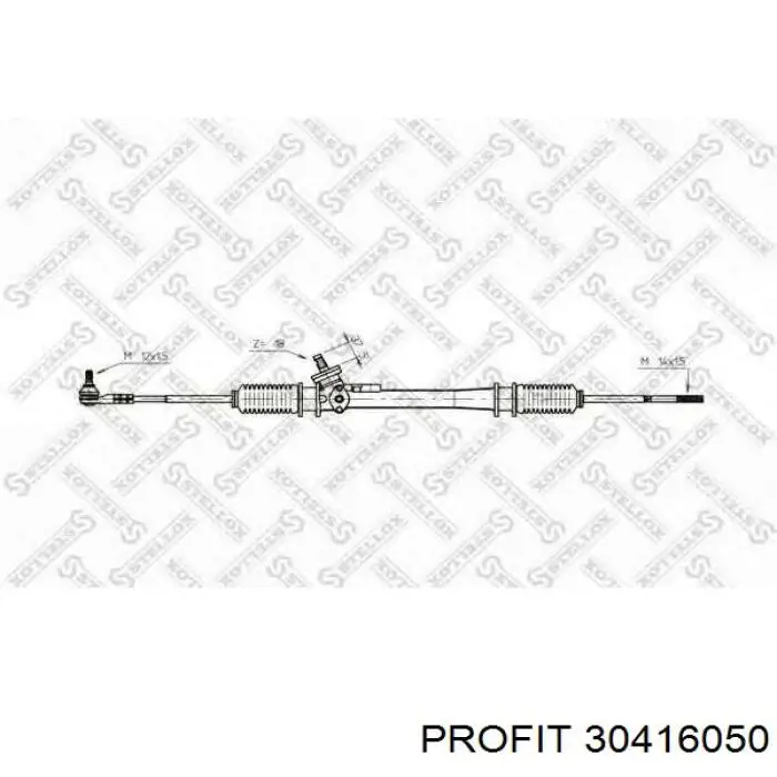 Listwa kierownicza (maglownica) Profit 30416050 cena, od 85,04 USD