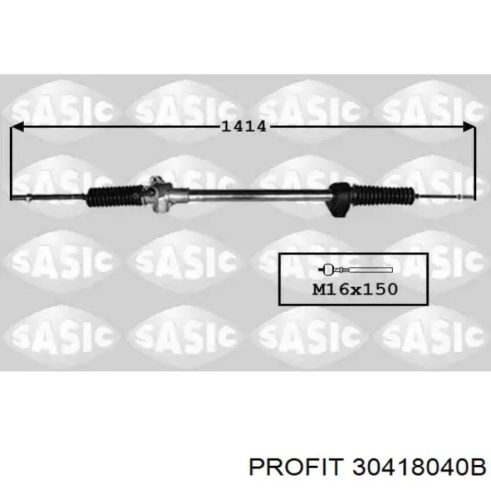 0900260 Opel Listwa kierownicza (maglownica)