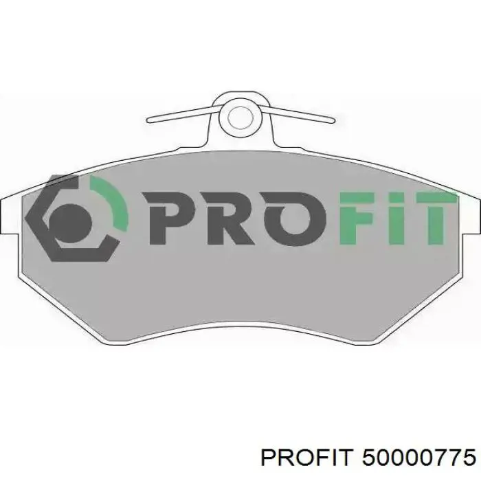 Klocki hamulcowe przednie tarczowe Profit 50000775 cena, od 21,61 USD