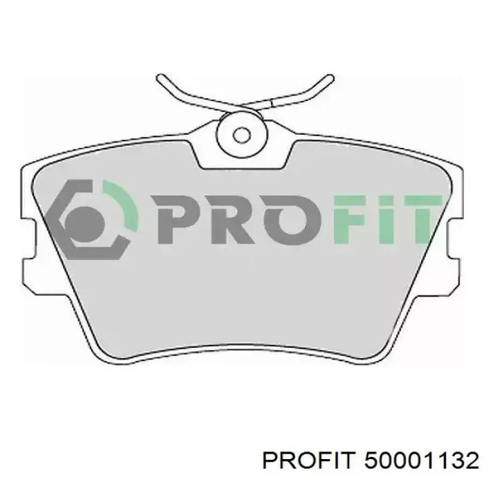Okładziny (klocki) do hamulców tarczowych tylne Profit 50001132 cena, od 19,58 USD