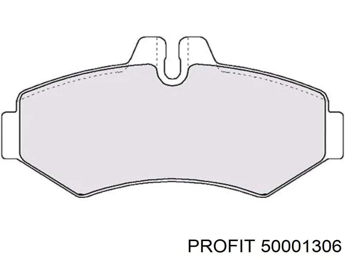 Okładziny (klocki) do hamulców tarczowych tylne Profit 50001306 cena, od 20,63 USD