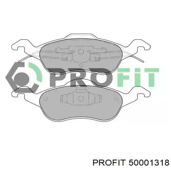 Klocki hamulcowe przednie tarczowe Profit 50001318 cena, od 26,04 USD