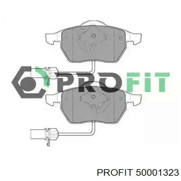 Klocki hamulcowe przednie tarczowe Profit 50001323 cena, od 31,84 USD