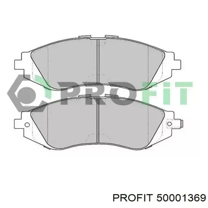 Klocki hamulcowe przednie tarczowe Profit 50001369 cena, od 16,80 USD