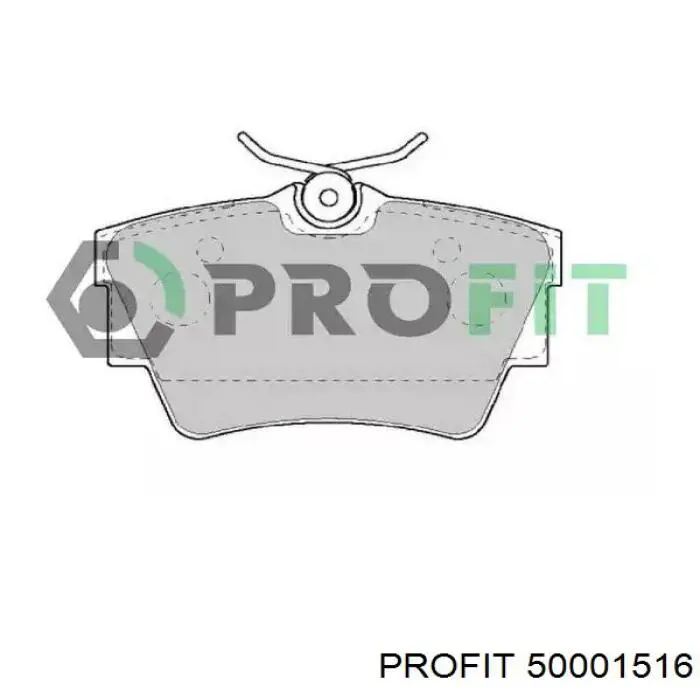 Okładziny (klocki) do hamulców tarczowych tylne Profit 50001516 cena, od 34,23 USD