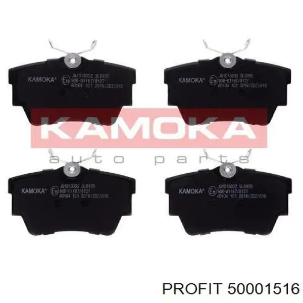 Do koszyka 50001516 Profit Okładziny (klocki) do hamulców tarczowych tylne