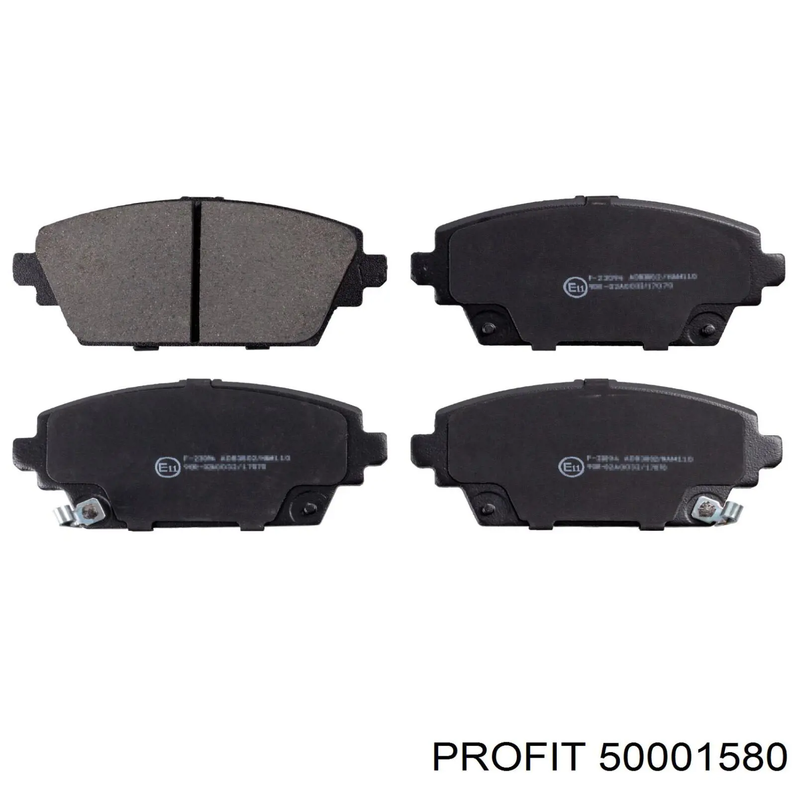 Klocki hamulcowe przednie tarczowe Profit 50001580 cena, od 27,68 USD