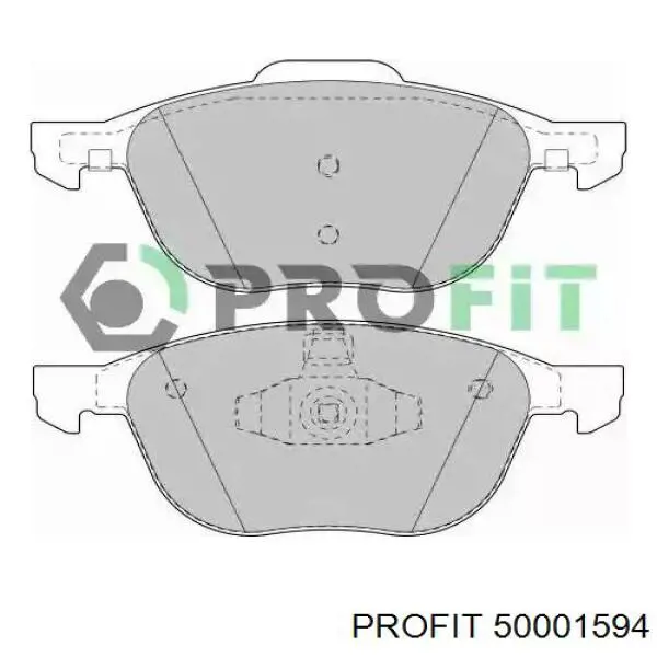 Klocki hamulcowe przednie tarczowe Profit 50001594 cena, od 31,43 USD