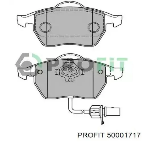 Klocki hamulcowe przednie tarczowe Profit 50001717 cena, od 28,52 USD