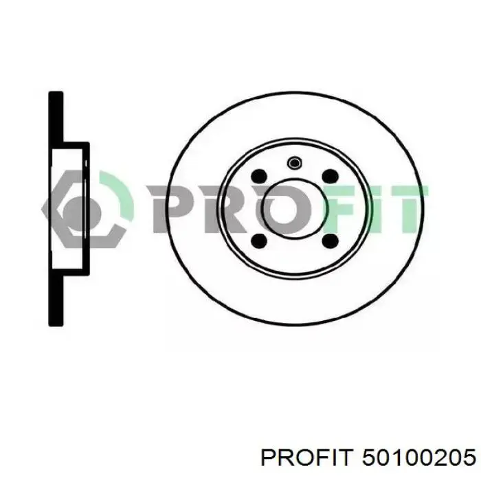 Tarcza hamulcowa przednia Profit 50100205 cena, od 28,74 USD