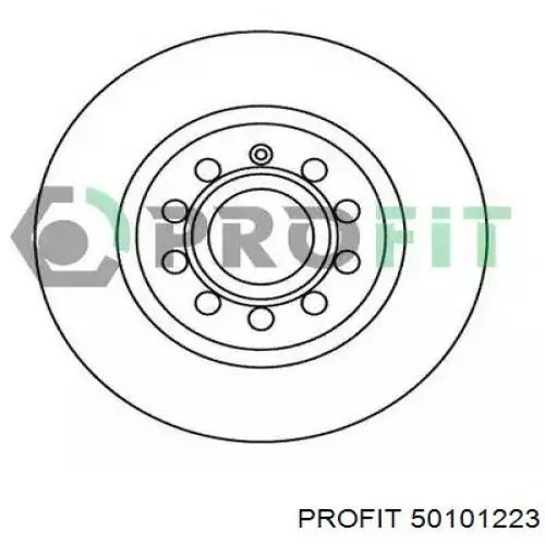 Tarcza hamulcowa przednia Profit 50101223 cena, od 41,11 USD