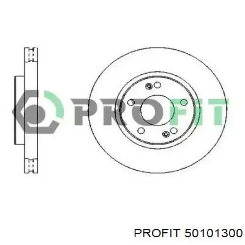 Tarcza hamulcowa przednia Profit 50101300 cena, od 49,00 USD