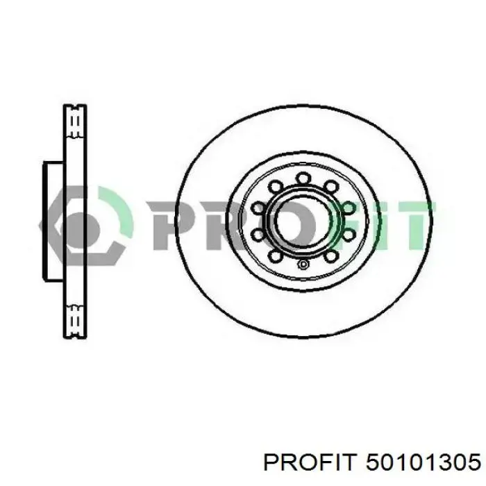 5010-1305 Profit tarcza hamulcowa przednia