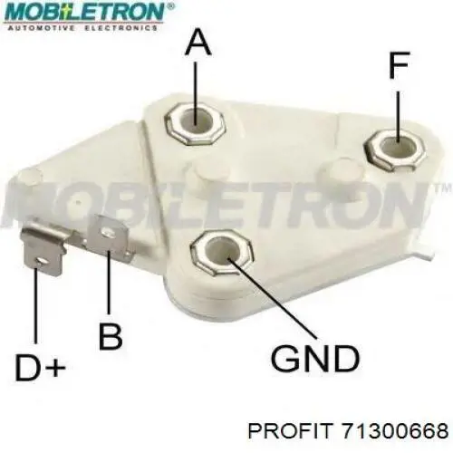 Do koszyka D680 General Motors Regulator alternatora (przekaźnik ładowania)