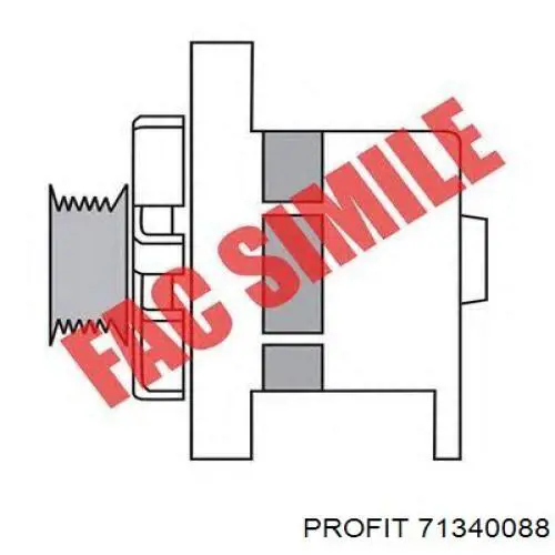 Regulator alternatora (przekaźnik ładowania) 71340088 Profit