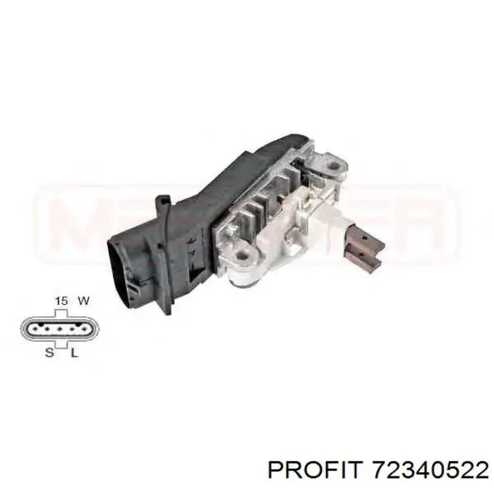 Regulator alternatora (przekaźnik ładowania) Profit 72340522 cena, od 43,14 USD