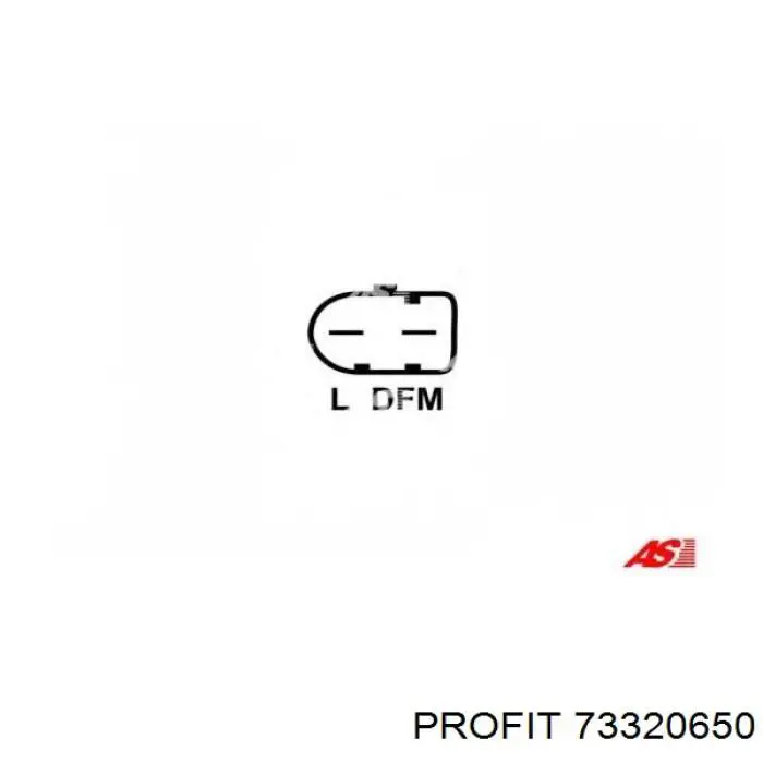 Wirnik alternatora 73320650 Profit