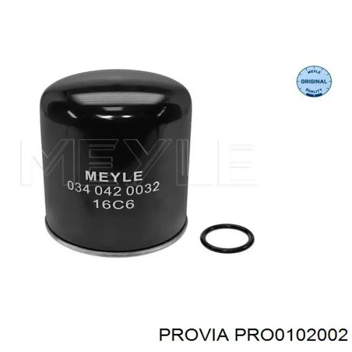 Filtr osuszacza powietrza (separatora oleju/wilgoci) (TRUCK) PRO0102002 Provia