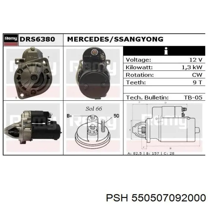 550507092000 PSH rozrusznik