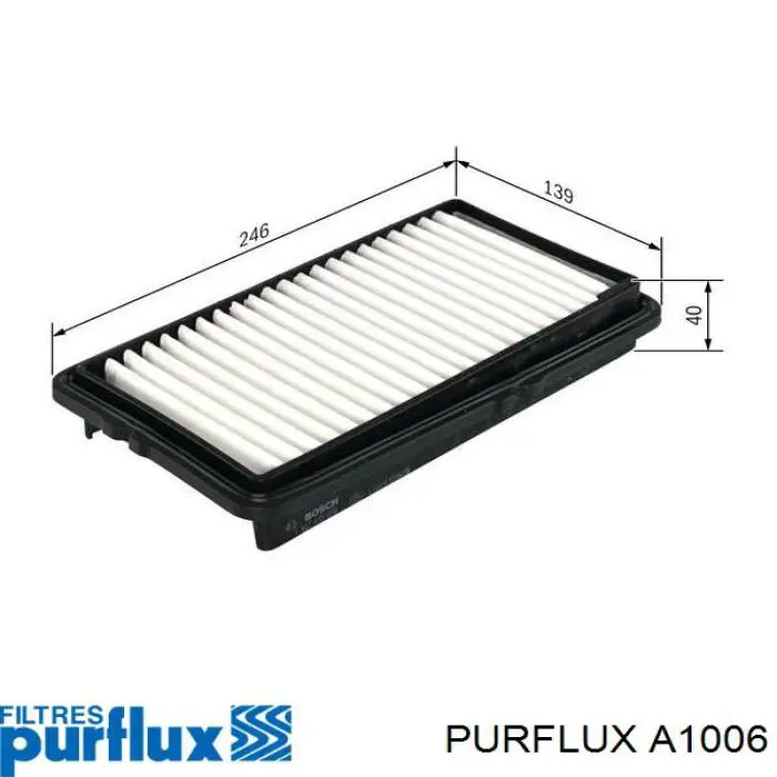Filtr powietrza Purflux A1006 cena, od 9,73 USD