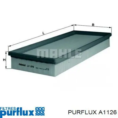 Filtr powietrza Purflux A1126 cena, od 9,38 USD