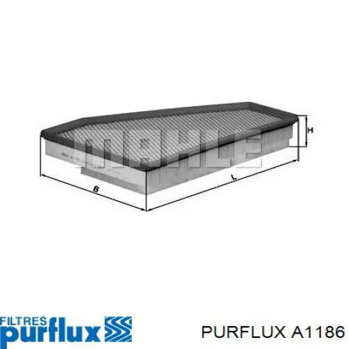 A1186 Purflux Filtr powietrza