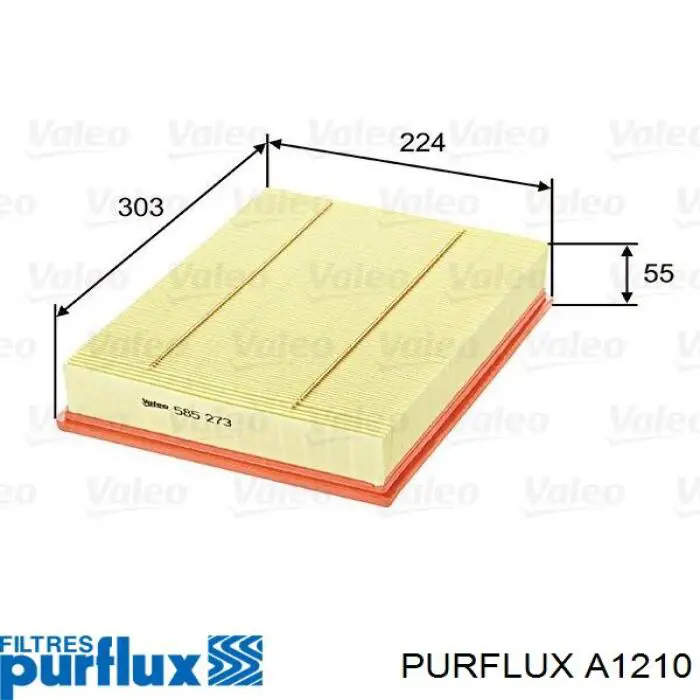 Filtr powietrza Purflux A1210 cena, od 13,00 USD