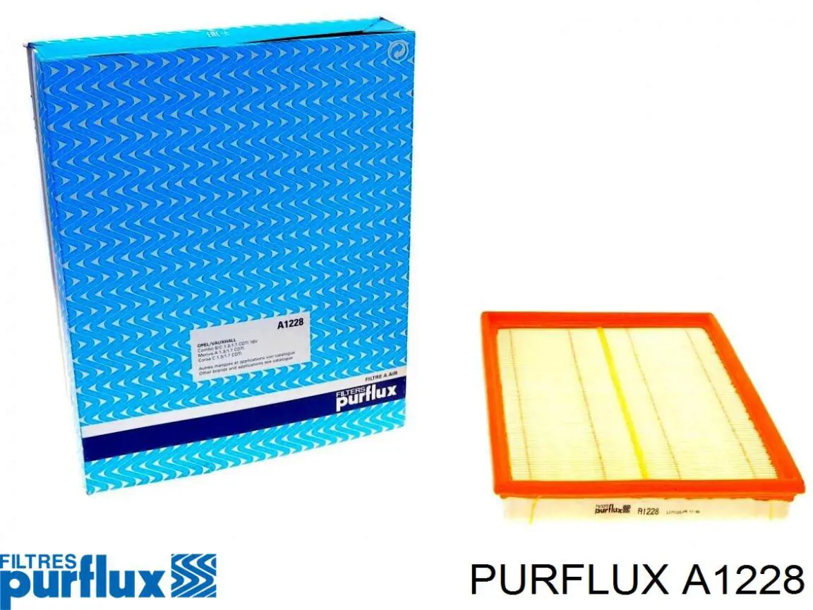 Filtr powietrza A1228 Purflux