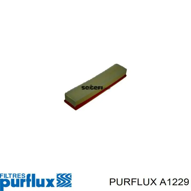 Filtr powietrza Purflux A1229 cena, od 8,36 USD