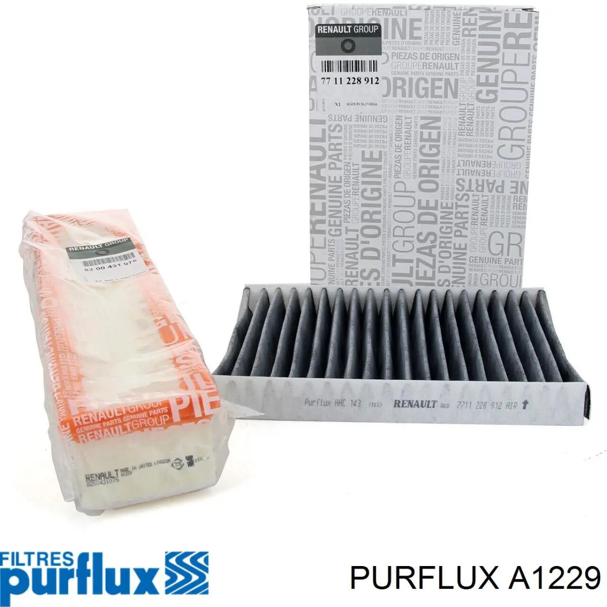 Do koszyka A1229 Purflux Filtr powietrza