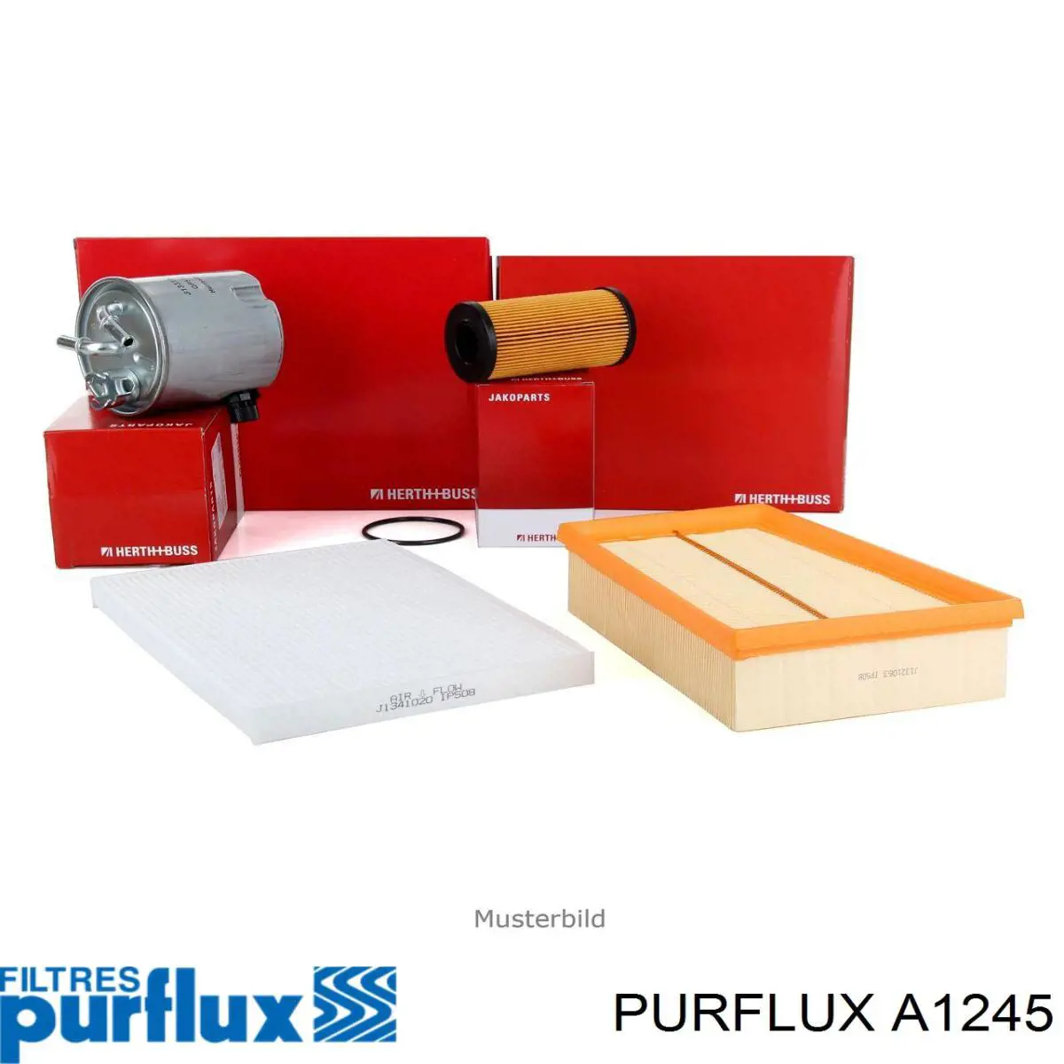 Do koszyka A1245 Purflux Filtr powietrza